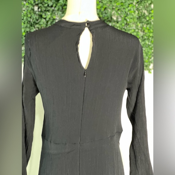 Nanette Lepore Black Whimsigoth Floral Embroidered Fit & Flare Mini Dress 12 - Picture 10 of 14